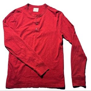J. Crew Long Sleeve Henley T-shirt